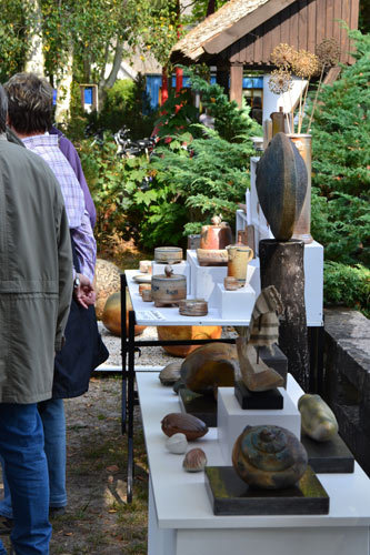 Keramik auf dem Kunstmarkt Prerow